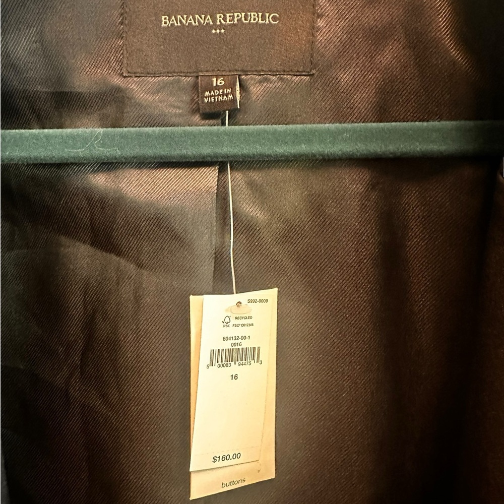 NWT Banana Republic Black Blazer​ - Picture 5 of 6
